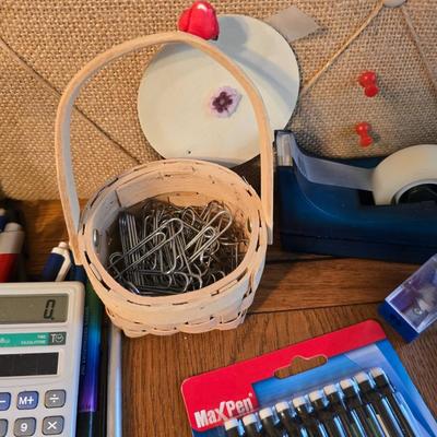 Large Office Supply Lot – Pens, Pencils, Calculator, Phone & More!