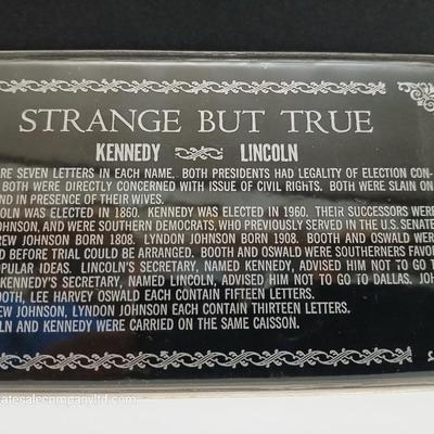 "Strange But True" Lincoln & Kennedy Assassination Coin Set – Historical Coin Display