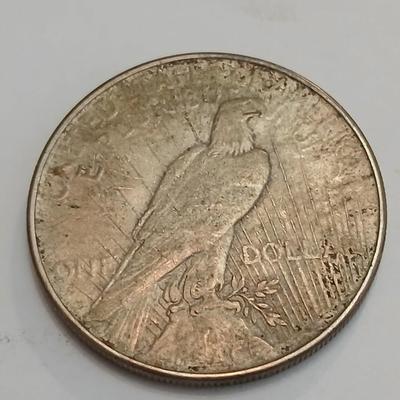 Two 1922 Peace Silver Dollars