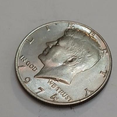 4 Kennedy Half Dollars – 1972 & 1974 – Circulated