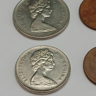 World Coin & Currency Assortment – Sweden, Europe, Canada
