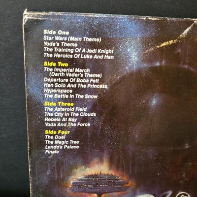 Vintage Star Wars Lot – Empire Strikes Back LP & Sleeping Bag