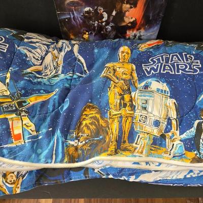 Vintage Star Wars Lot – Empire Strikes Back LP & Sleeping Bag