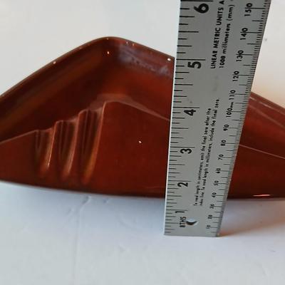 Mid-Century Modern Ceramic Ashtrays – Retro Abstract Pair