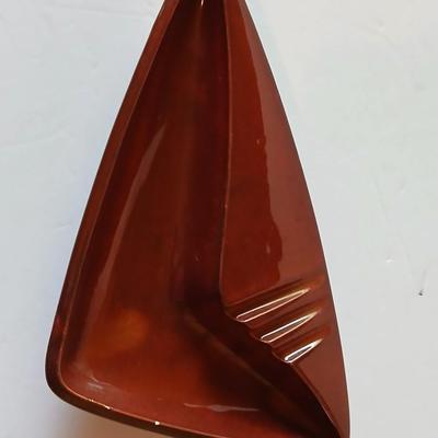 Mid-Century Modern Ceramic Ashtrays – Retro Abstract Pair
