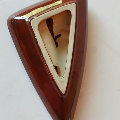 Mid-Century Modern Ceramic Ashtrays – Retro Abstract Pair