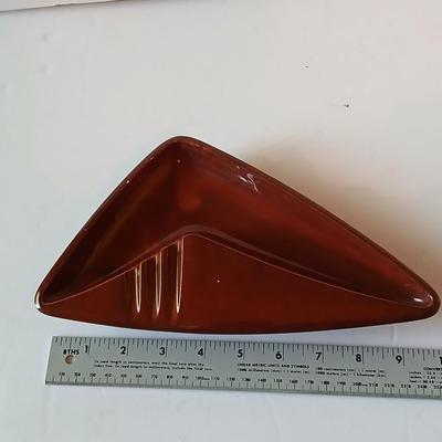 Mid-Century Modern Ceramic Ashtrays – Retro Abstract Pair