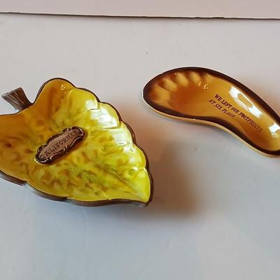 Vintage California & Six Flags Ceramic Trinket Dishes – Set of 2