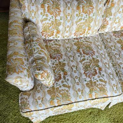 Floral Upholstered Loveseat