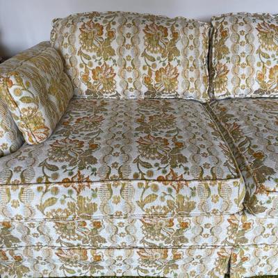 Floral Upholstered Sofa