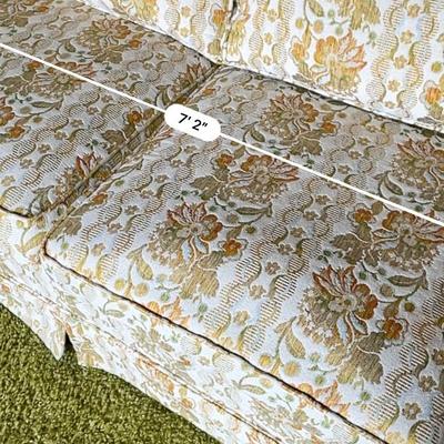 Floral Upholstered Sofa