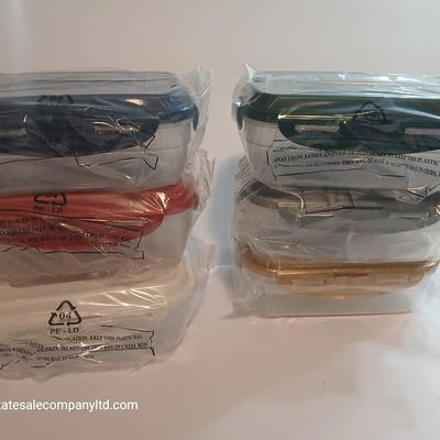 Set of 6 New Lock & Lock Airtight Food Storage Containers – Sealed, BPA-Free