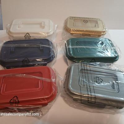 Set of 6 New Lock & Lock Airtight Food Storage Containers – Sealed, BPA-Free