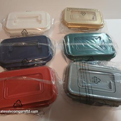 Set of 6 New Lock & Lock Airtight Food Storage Containers – Sealed, BPA-Free
