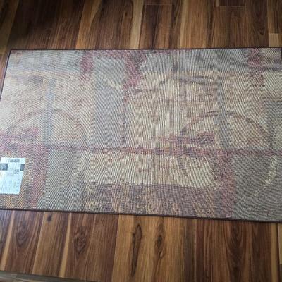 Unique Loom Area Rug – Coffee Shop Collection 5' x 3' (Beige 1774)