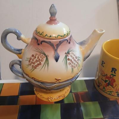 Charming Scandinavian Kitchen Decor Lot – Swedish Cookbook, Tiles, Linens & More