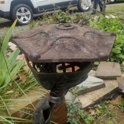 Vintage Cast Metal Outdoor Lantern