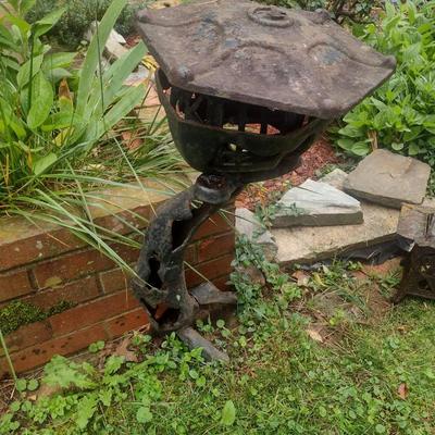 Vintage Cast Metal Outdoor Lantern