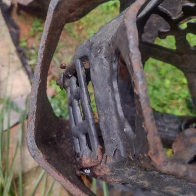 Vintage Cast Metal Outdoor Lantern