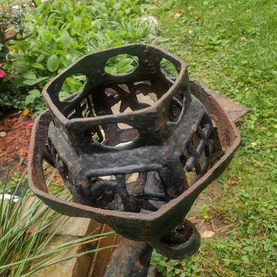 Vintage Cast Metal Outdoor Lantern