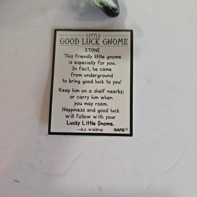 Whimsical Gnome Decor Trio – Light-Up Flower Lamp, Garden Gnome & Mini Good Luck Gnome