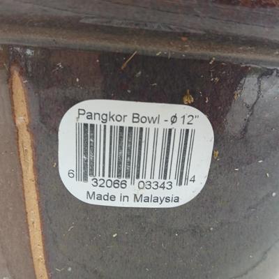 Two Large Outdoor Ceramic Planter Pair – Glazed Garden Pots