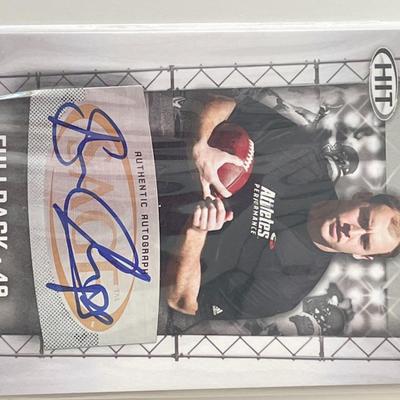 Shaun Chapas signed 2011 Sage Hit #29 trading card