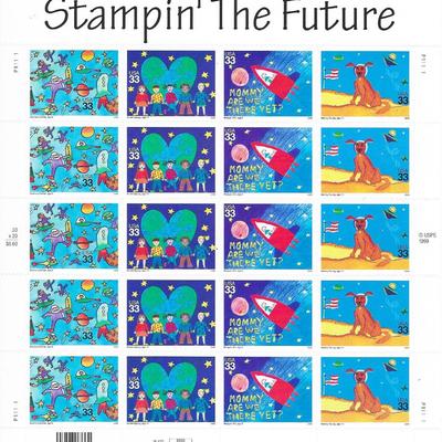 Stampin' The Future USA Stamp Sheet