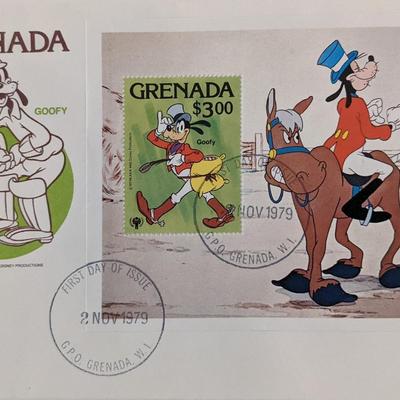 Grenada 1979 Disney's Goofy Commemorative First Day Cover