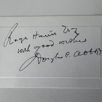 Douglas Abbott original signature