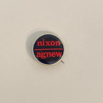 Nixon-Lodge  vintage campaign pin