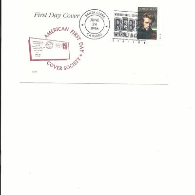 Rebel Without a Cause - First Day Cover - Santa Clara, CA- 1996