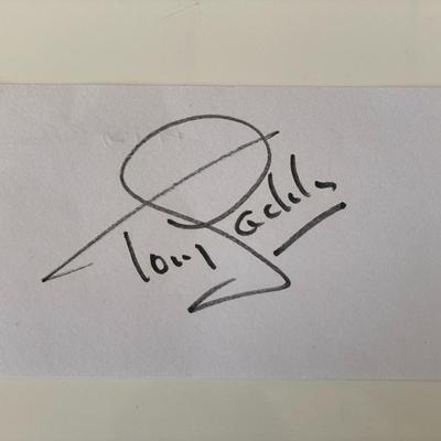Tony Padilla original signature