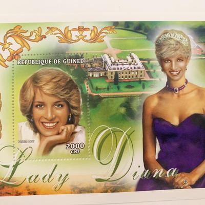Republique De Guinee Lady Diana commemorative stamp