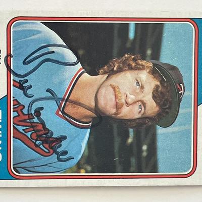 Minnesota Twins Bill Campbell signed 1974 Topps #26 trading card