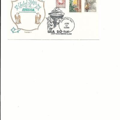 Smokey the Bear - Capitan 3rd Grade Class - New Mexico - 1996