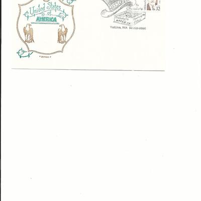 Yakima, WA. - Hats Off to Chocolate - First Day Cover - 1996