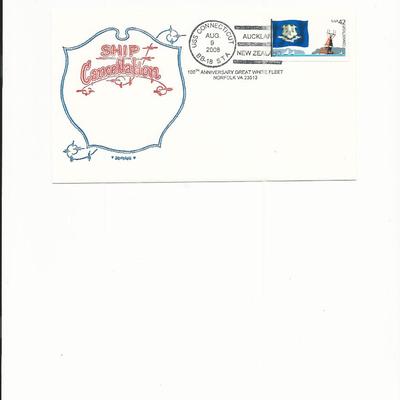 U.S.S. Connecticut - 100th Anniversary Great White Fleet - First Day Cover - Norfolk, VA - 2008