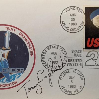 Anthony England Signed NASA 25th Anniversary Challenger First Day Cover