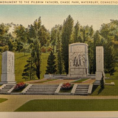 Connecticut Philatelic Society - Monument To The Pilgrim Fathers First Day Cover