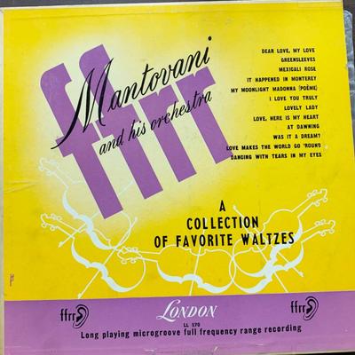 A Collection Of Favorite Waltzes Mantovani And His Orchestra Album