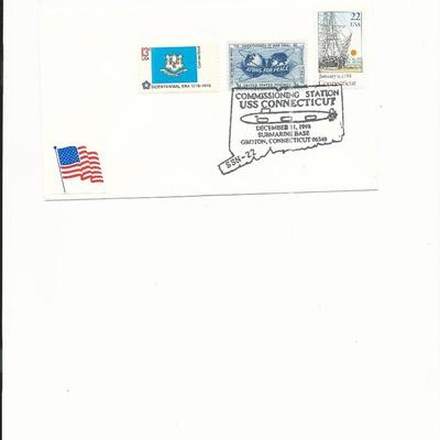 U.S.S. Connecticut SSN-22 - First Day Cover - Groton, CT - 1998