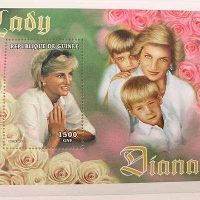 Republique De Guinee Lady Diana commemorative stamp