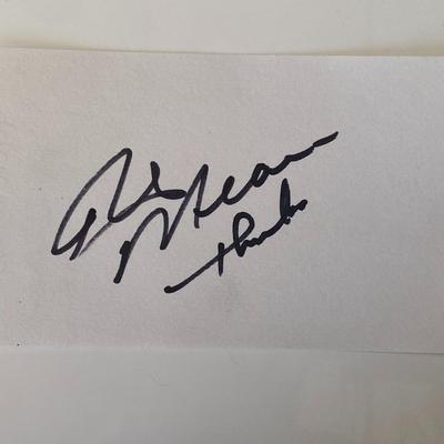 Indy 500 4 Time Winner Rick Mears original signature