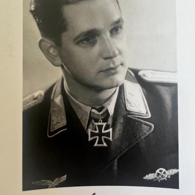 Leutnant Heinrich Starke signed photo