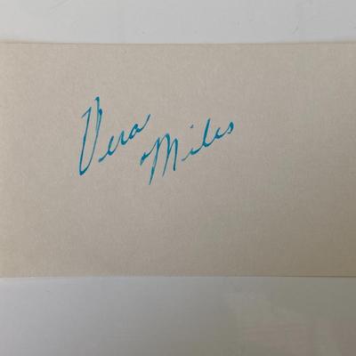 Psycho Vera Miles original signature