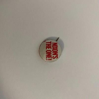 Nixon presidential vintage campaign pin