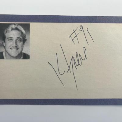 Kevin Greene original signature and photo