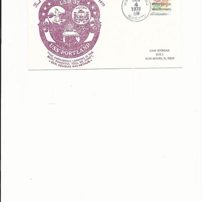 U.S.S. Portland - U.S. Navy First Day Cover - 1978