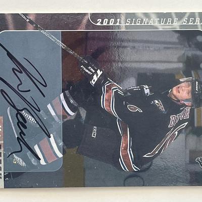 Kris Beech signed autograph card